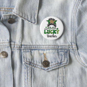 Ein Glückspilz-Lehrer - St. Patrick's Day Button