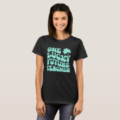 Ein Glückspilz zukünftiger Lehrer St. Patrick's Da T-Shirt (Vorne ganz)