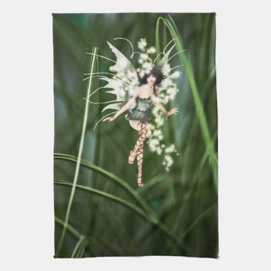 Ein Glühen in der Gartenküche Handtuch (Vertikal)