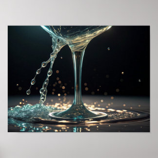 Ein glühender Spill: Flüssigglas und Licht Poster