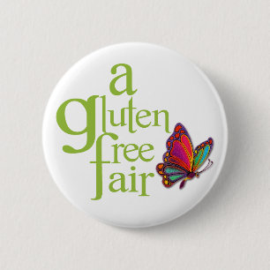 Ein Gluten-Freier angemessener Knopf Button