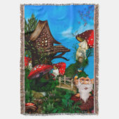 Ein Gnome für meine Garden Fantasy Art Decke (Vorderseite Vertikal)