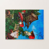 Ein Gnome für meine Garden Fantasy Art Puzzle (Horizontal)