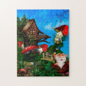 Ein Gnome für meine Garden Fantasy Art Puzzle (Vertikal)