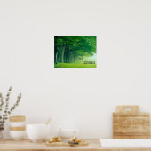 Ein Go Green Poster (Küche)