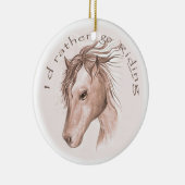 Ein Go-Reitpferd Keramikornament (Rechts)