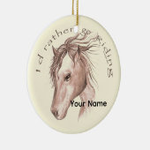 Ein Go-Reitpferd Keramikornament (Rechts)