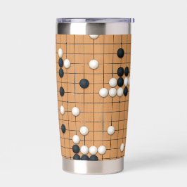 Ein Go-Spiel Thermobecher