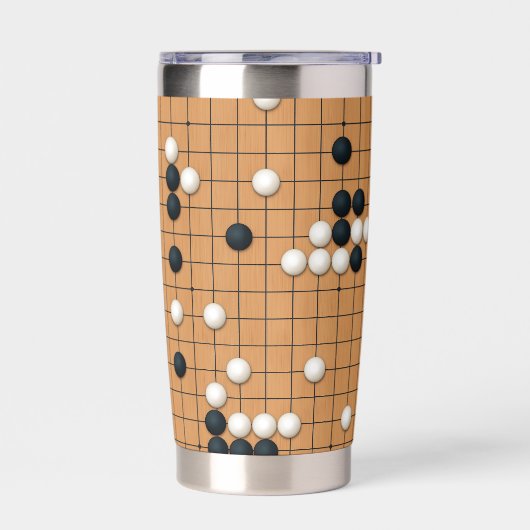 Ein Go-Spiel Thermobecher (Links)