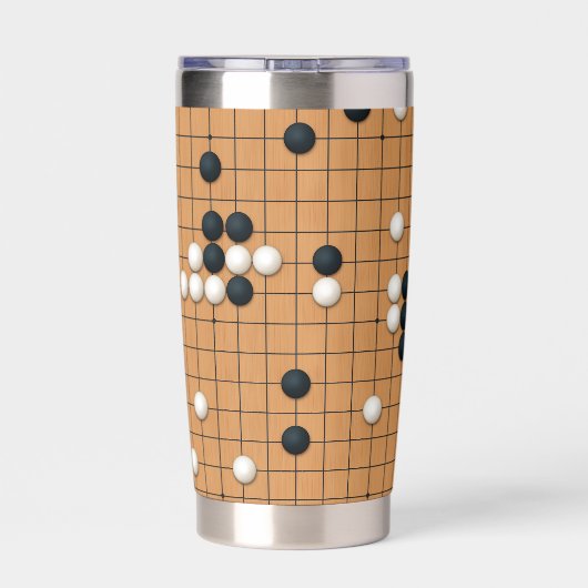Ein Go-Spiel Thermobecher (Rückseite)