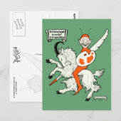 Ein Goblin-Ritter Postkarte (Vorne/Hinten)