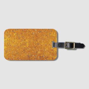 Ein Gold Klimt Inspiriert Gepäckanhänger