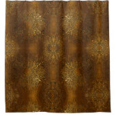 Ein goldähnlicher Schildeffekt Duschvorhang (Vorderseite)