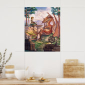 "Ein goldener Nachmittag" Poster (Küche)