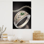 Ein goldener Ring Poster (Küche)