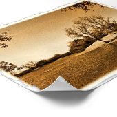 Ein goldener Tag im Park Poster (Ecke)