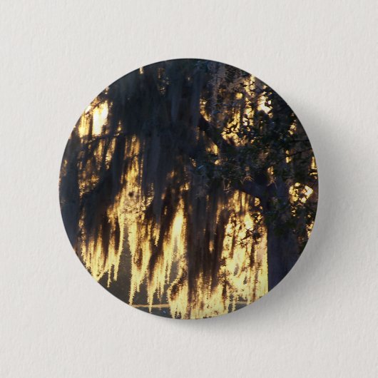 ein goldener Winteraufgang durch den spanischen Mo Button (Vorderseite)