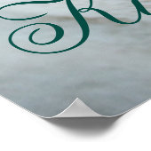 Ein goldenes Farbkätzchen Poster (Ecke)