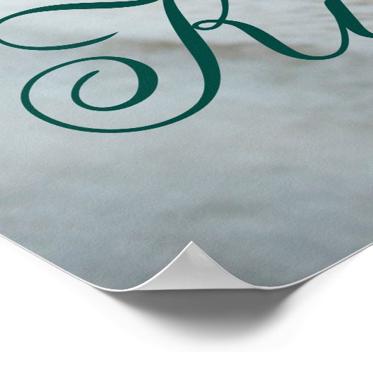 Ein goldenes Farbkätzchen Poster (Ecke)