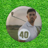 Ein Golfer-Geburtstagsbash Pappteller