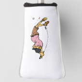 Ein Golfer vermisst die Kugel Golf Headcover (Rotieren 90)