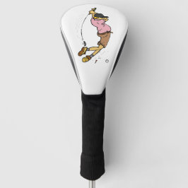 Ein Golfer vermisst die Kugel Golf Headcover