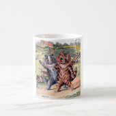 Ein Golfspiel, Louis Wain Kaffeetasse (Mittel)
