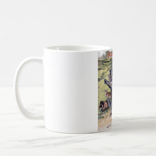 Ein Golfspiel, Louis Wain Kaffeetasse (Links)