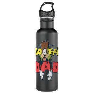 Ein Goofy Movie Goofy Vater Portrait Edelstahlflasche