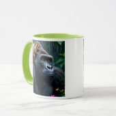 Ein Gorilla und sein Freund das Eichhörnchen Tasse (Vorderseite Links)