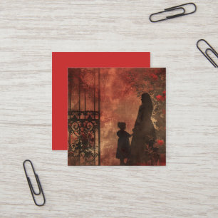 Ein Gothic-Mother-Series-Design #3 Quadratische Visitenkarte