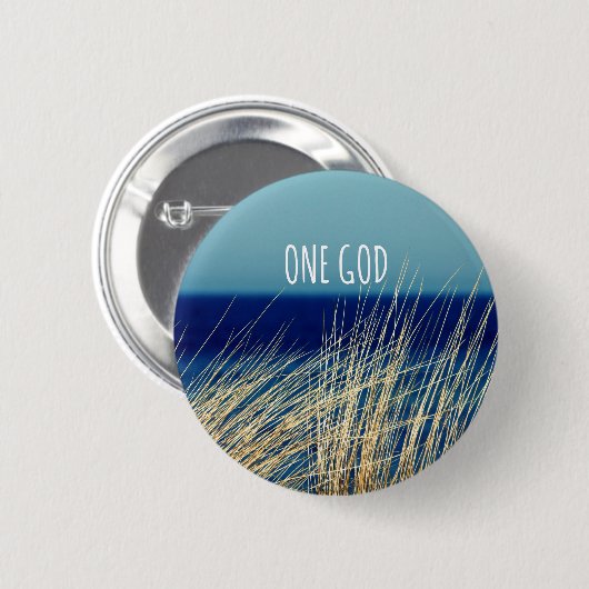 Ein Gott Button (Vorne & Hinten)