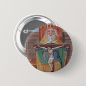 Ein Gott Heilige Dreifaltigkeit in Ruhm Button (Vorne & Hinten)