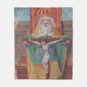 Ein Gott Heilige Dreifaltigkeit in Ruhm Fleecedecke