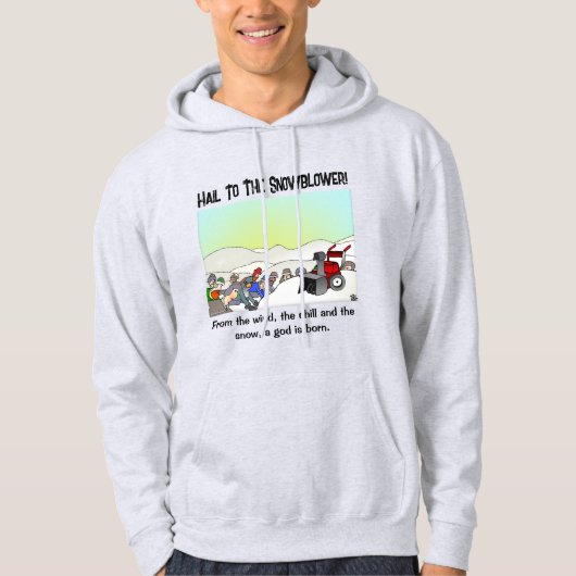 Ein Gott ist der Geborene Mensch Hoodie (Vorderseite)