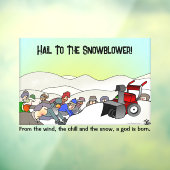 Ein Gott ist ein Geborenes Fenster mit Underbase Fensteraufkleber (Blatt 3)