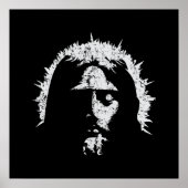 Ein Gott | Jesus' Gesicht Poster (Vorne)