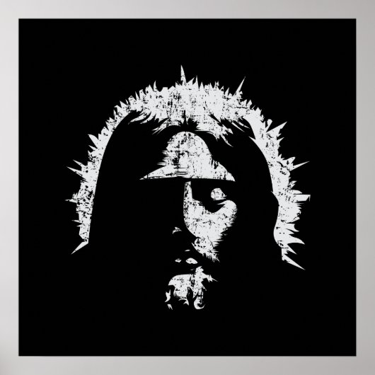 Ein Gott | Jesus' Gesicht Poster (Vorne)