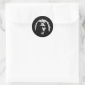 Ein Gott | Jesus' Gesicht Runder Aufkleber (Tasche)