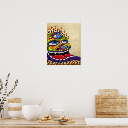 Ein Gott Poster (Küche)