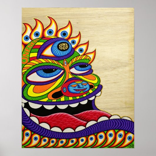 Ein Gott Poster (Vorne)