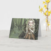 "Ein Grab im Sumpf" Grußkarte Karte (Gelbe Blume)