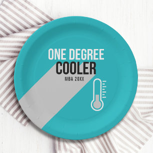 Ein Grad Cooler moderner Personalisierter Abschlus Pappteller