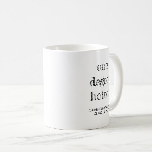 Ein Grad heißer Kaffeetasse (VorderseiteRechts)