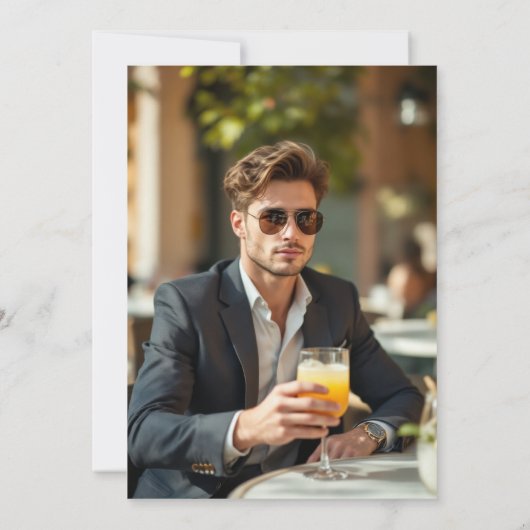 Ein Grad Hotter-Abschluss-Foto Ankündigung (Rückseite)