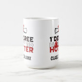 Ein Grad Hotter-Abschluss Kaffeetasse (Mittel)