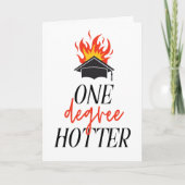 Ein Grad Hotter-Abschluss Karte (Vorderseite)
