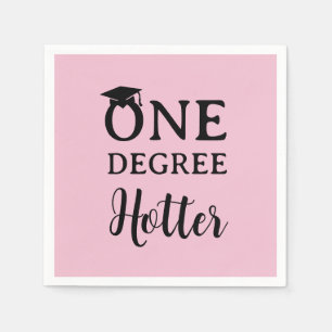 Ein Grad Hotter Abschluss rosa Serviette