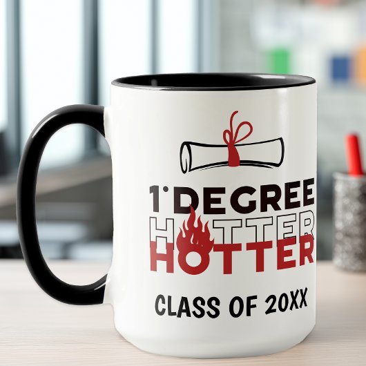 Ein Grad Hotter-Abschluss Tasse