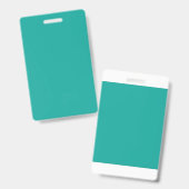 Ein Gradientenhintergrund, der Blau in Grün mischt Ausweis (Vorder- & Rückseite)